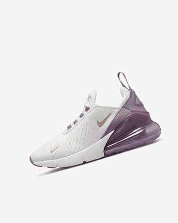 Nike Air Max 270 Blancos Blancos Metal Rojos Marrom | MX 5194